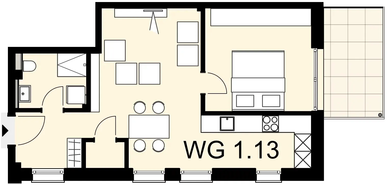 Kapitalanlage mit Zukunft: Moderne 2-Zimmer-Wohnung mit Terrasse, Garten & optionalem Stellplatz in Tawern