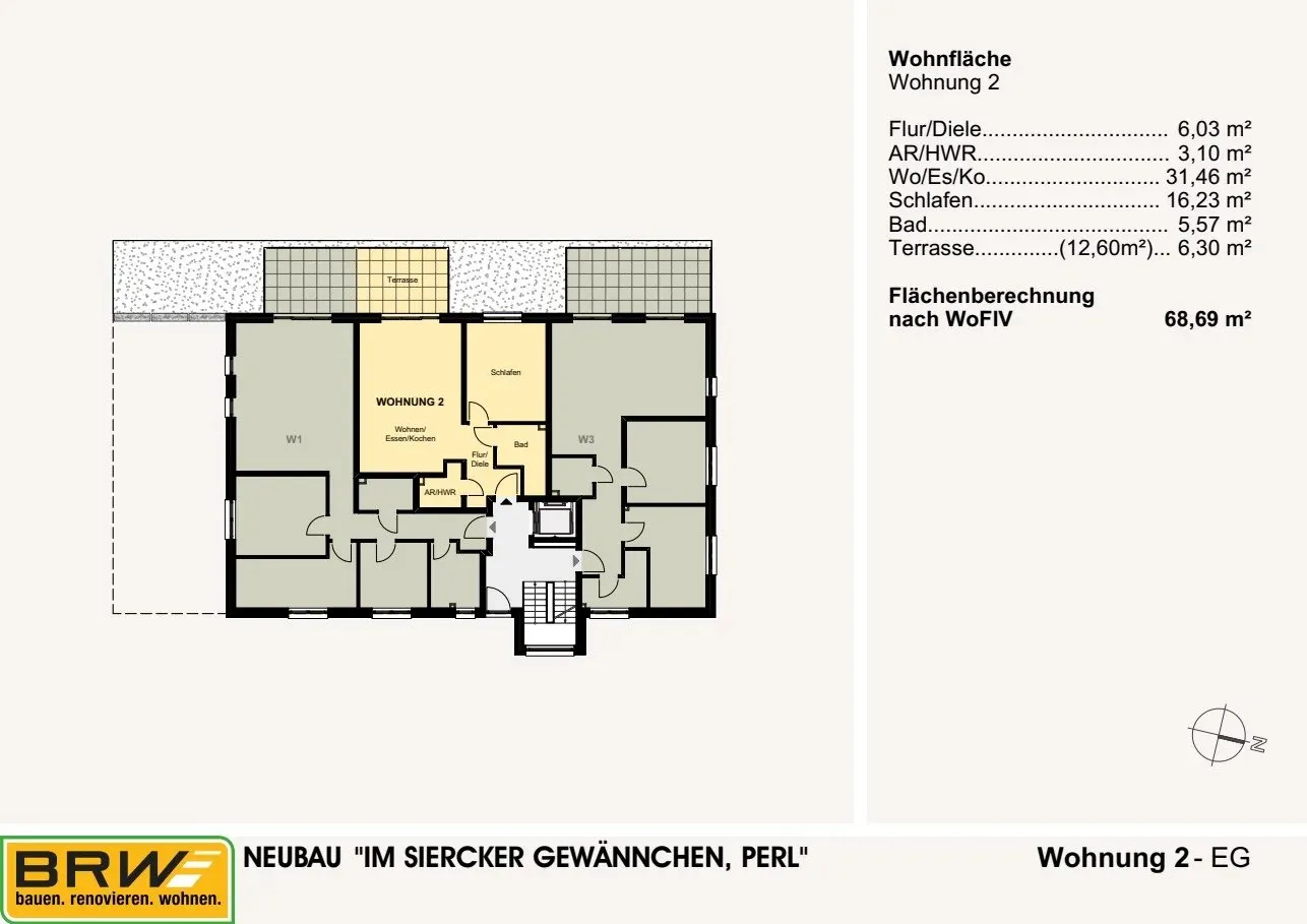 Wohnung 2 – Erdgeschoss