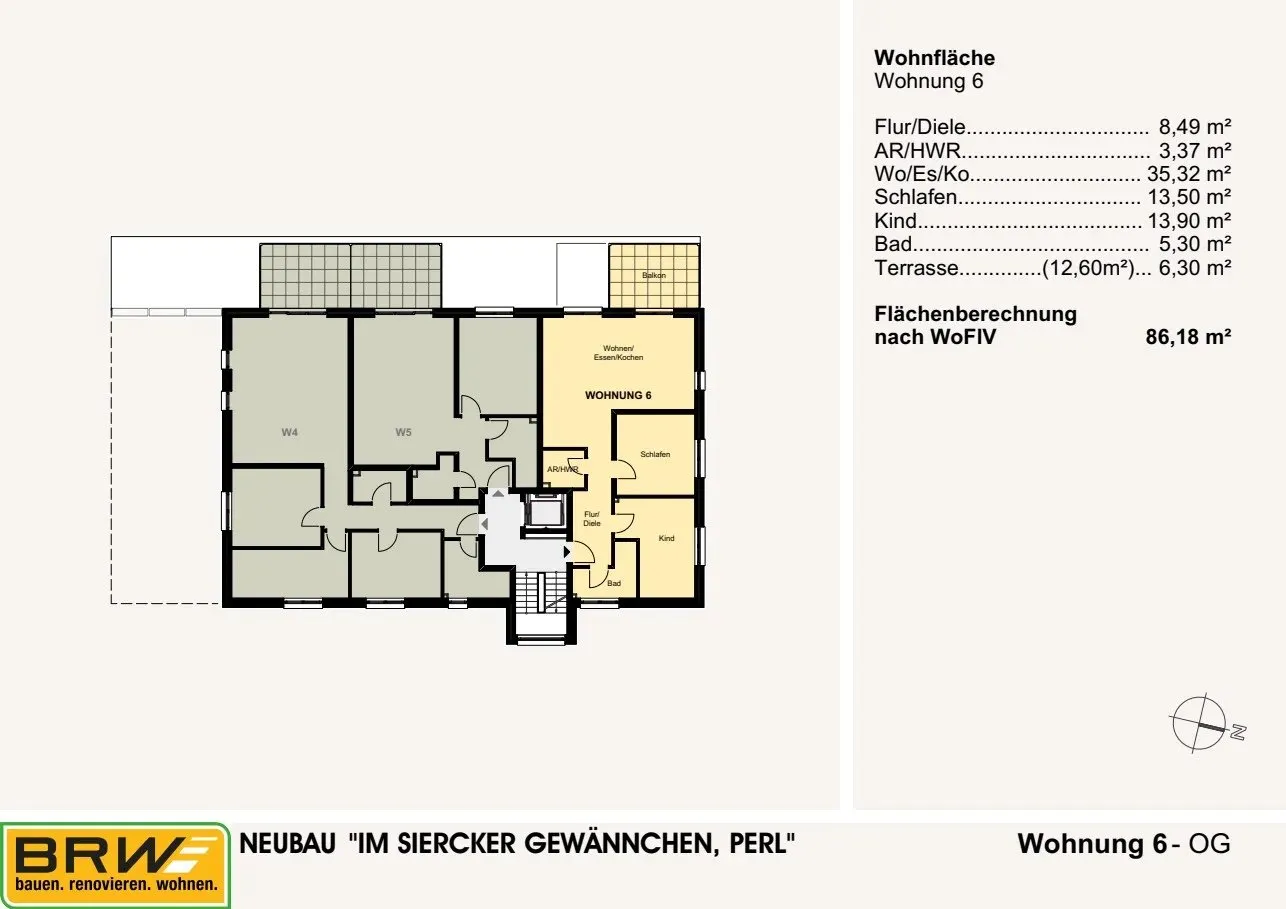 Wohnung 6 – Obergeschoss